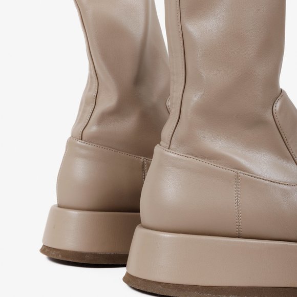 GIA BORGHINI x RHW Rosie11 Ankle Boots Leather Platform Chelsea Boot - Picture 8 of 9